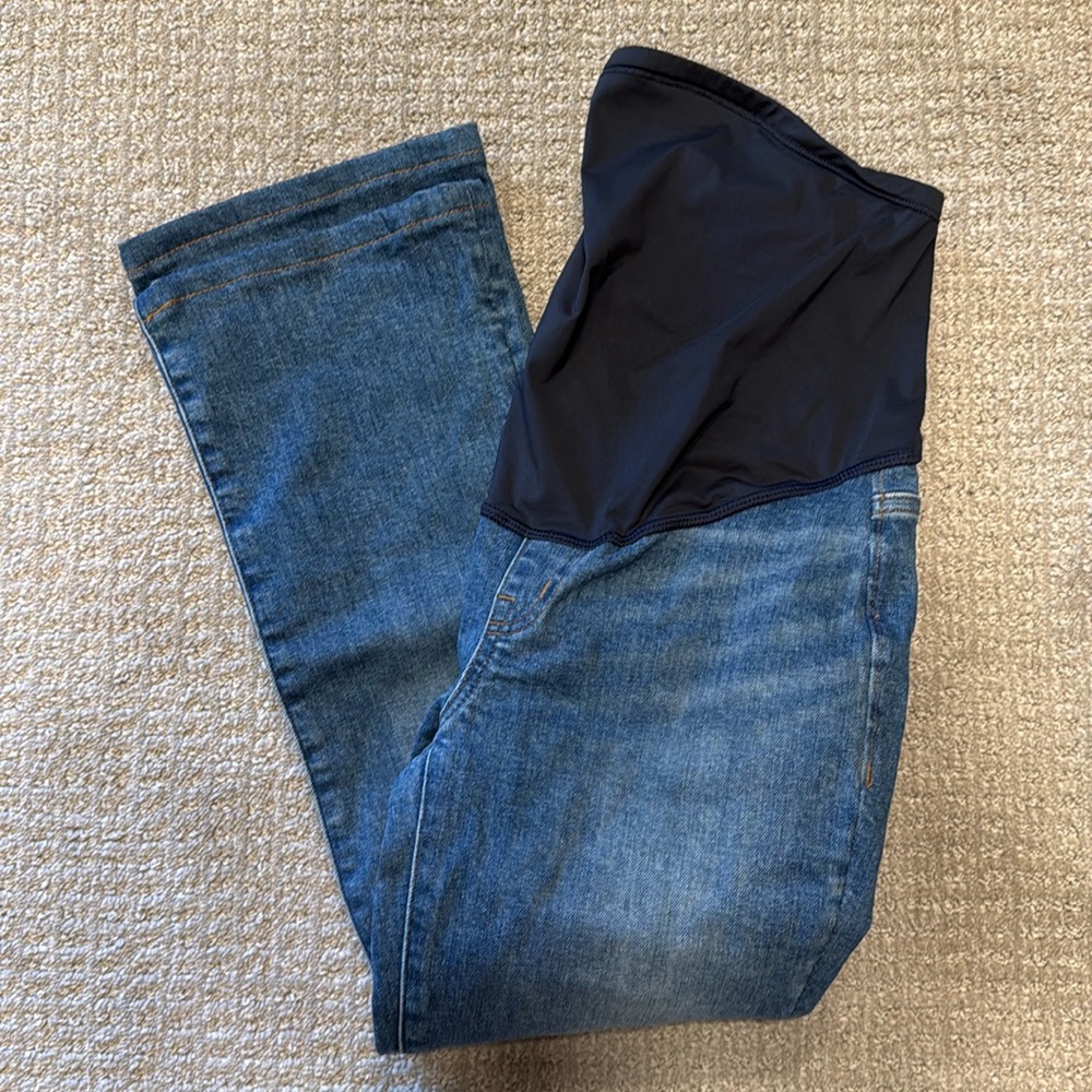 Madewell Maternity kick out jeans size 24